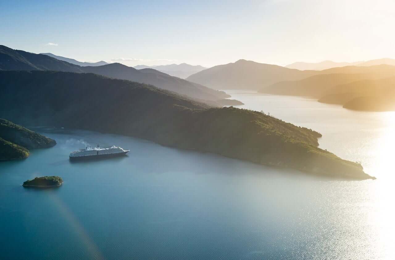 View over Queen Charlotte Sound